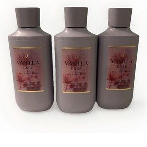 Bath & Body Works Vanilla Ease Body Wash Shower Gel, Set of 3, New